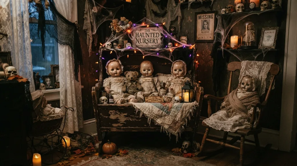 Haunted Nursery Baby Dolls - Halloween Doll Decor Ideas That Are Creepy in the Best Way