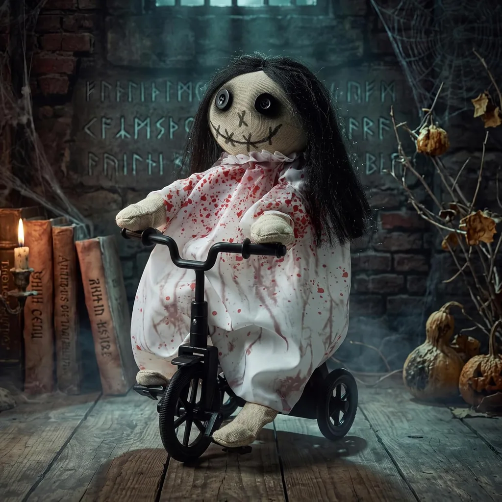 Amazon - Haunted Halloween Doll Ideas For Creepy Room Displays - Halloween Doll Decor Ideas That Are Creepy in the Best Way