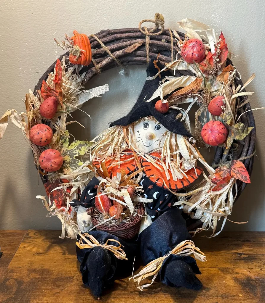 Vintage 90s Kmart Witch Wreath